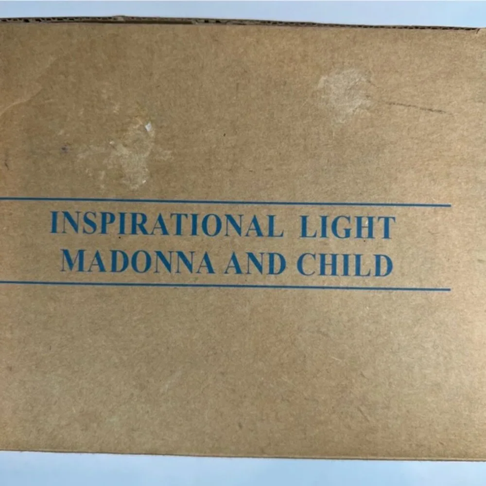 AVON INSPIRATIONAL Light MADONNA‎ AND CHILD Ceramic Figurine